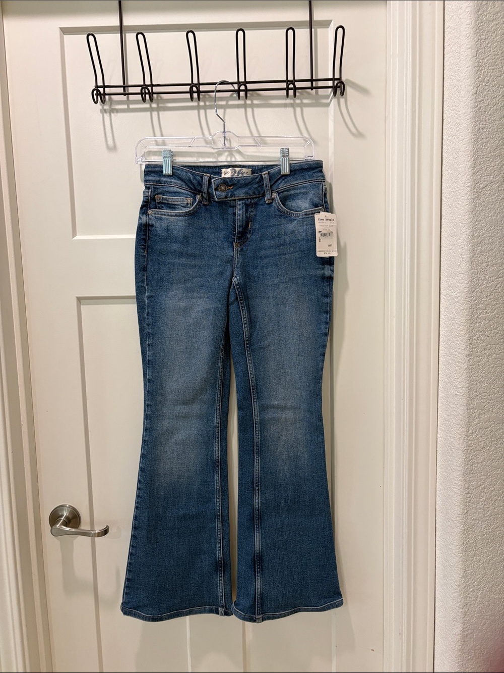We The Free Mid Blue Flare Jeans